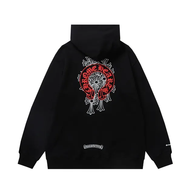 Chrome Hearts Hoodie Cross Logo Print