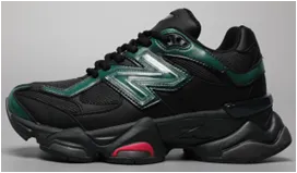 New Balance 9060 Black Green Red