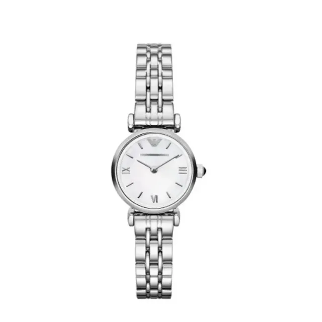Emporio Armani Classic Watch Stainless Steel with Mother-of-Pearl Dial