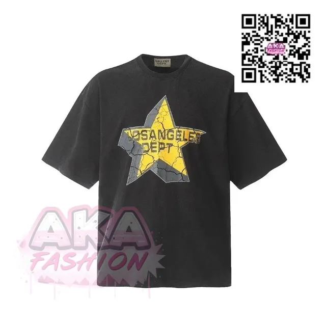 Gallery Dept. Star Tee Los Angeles Dept Crackled Star