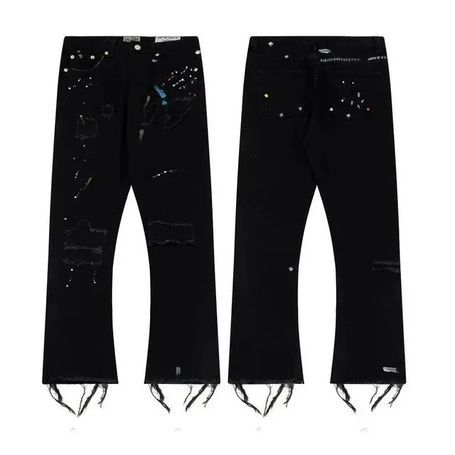 Levi's 501 Distressed Paint-Splatter Ripped