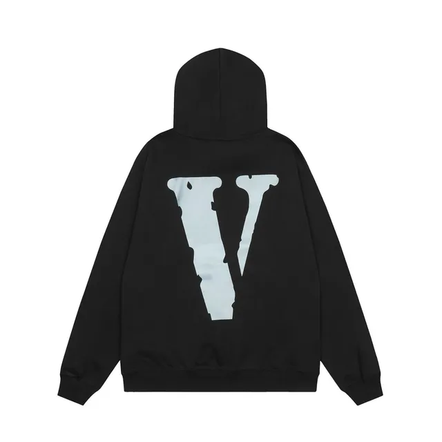 Off-White Zip-Up Hoodie Light Blue V Logo