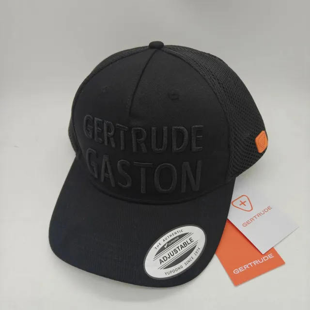Gertrude Gaston Trucker Cap Embroidered Logo
