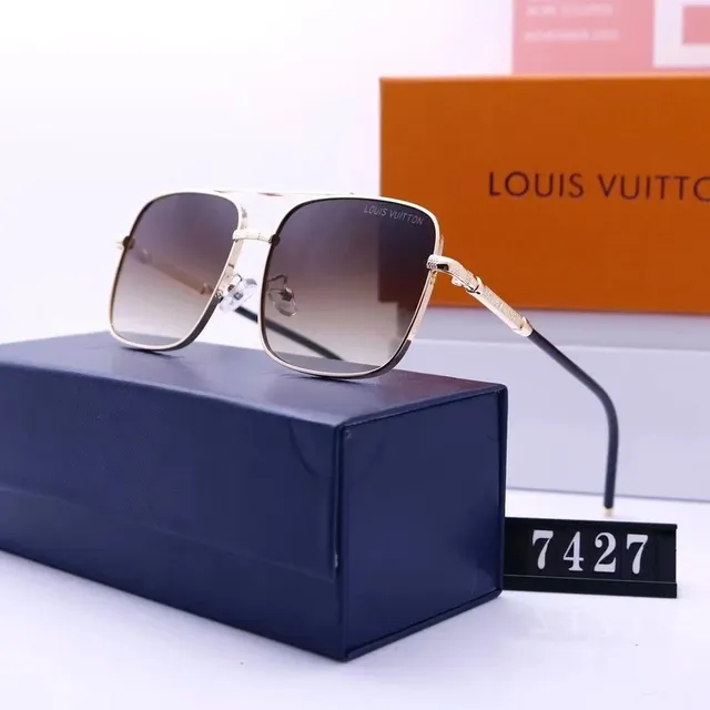 Louis Vuitton Square Sunglasses Gradient Lens