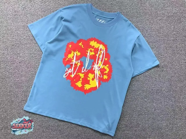 Off-White T-Shirt Flame Graphic