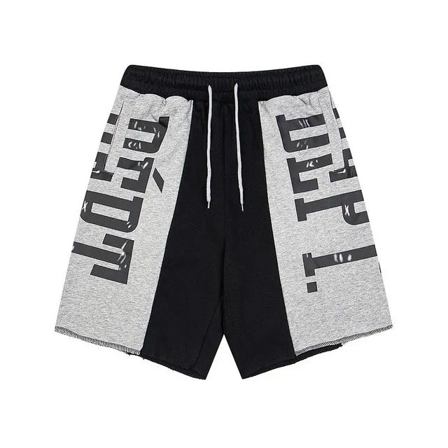 Printed Panel Shorts Block Logo