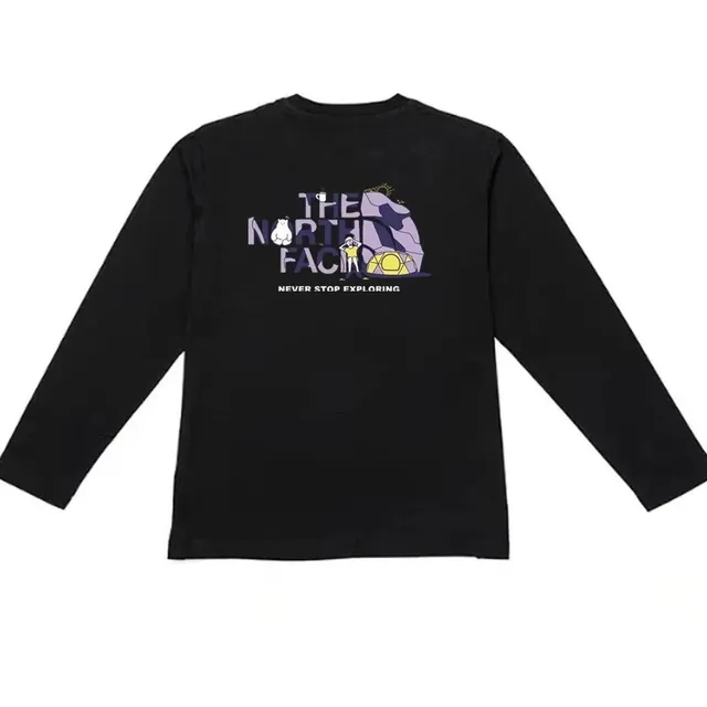 The North Face Long-Sleeve Graphic Tee Never Stop Exploring Print