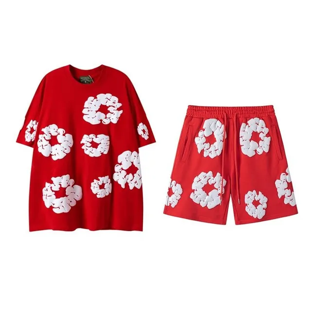 Balenciaga Logo-Print Set Cloud Motif