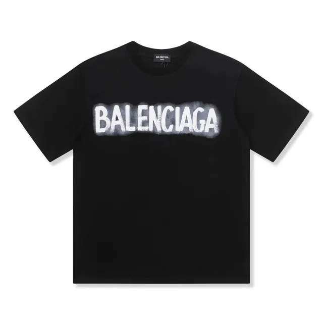 Balenciaga Logo T-Shirt Spray-Paint Logo