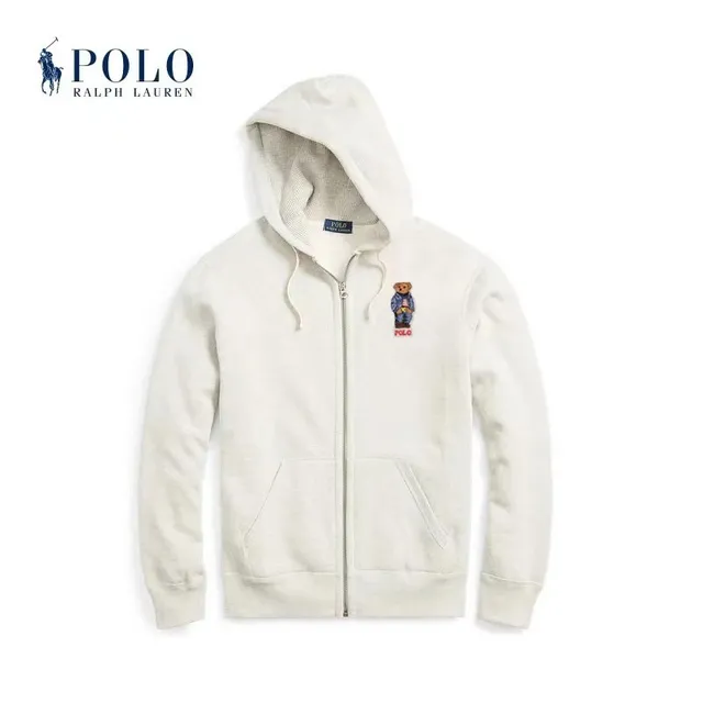 Polo Ralph Lauren Zip-Up Hoodie Polo Bear Embroidery