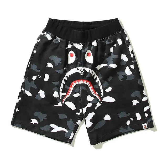 BAPE Shark Shorts Camouflage Shark