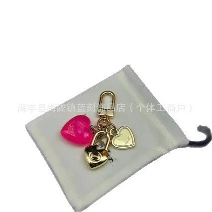 Swarovski Heart Charm Set Crystal and Gold-Tone