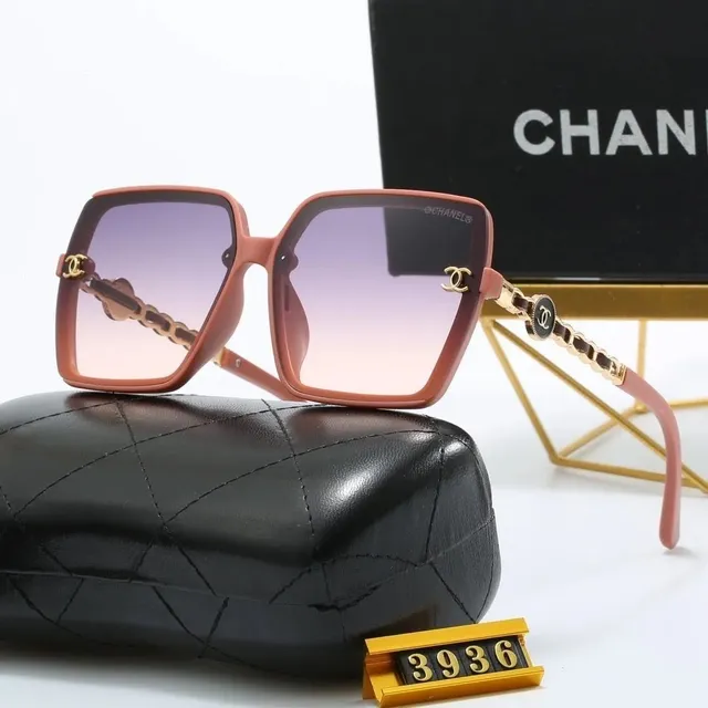 Chanel Square Sunglasses Chain Temples