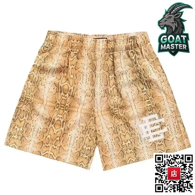 Eric Emanuel Snake Print Shorts