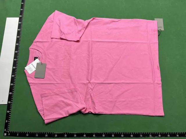 Balenciaga Logo T-Shirt Pink