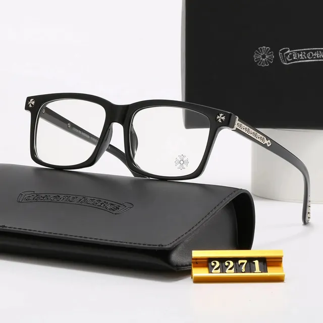 Chrome Hearts Square Optical Frame Cross Logo