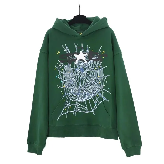Sp5der Hoodie Spiderweb Graphic
