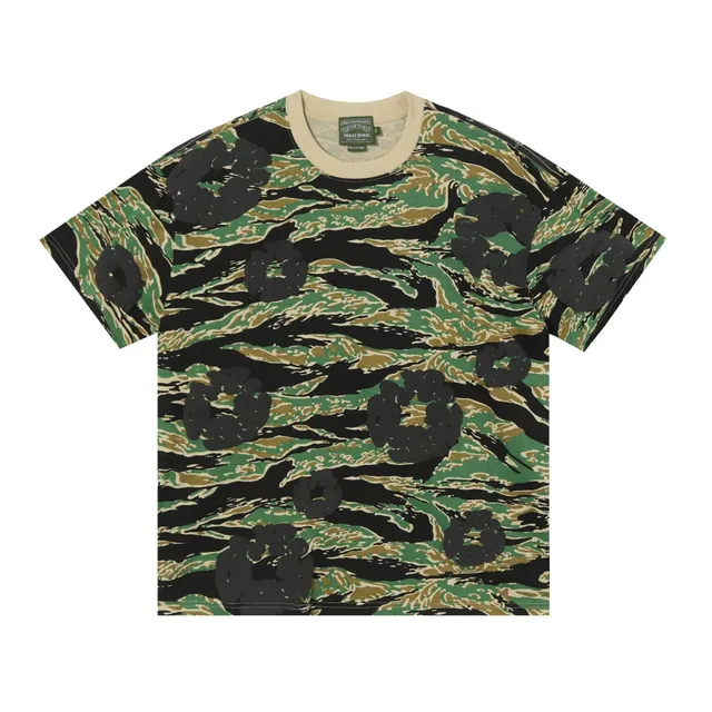 Denim Tears Shark Tee Tiger Camo