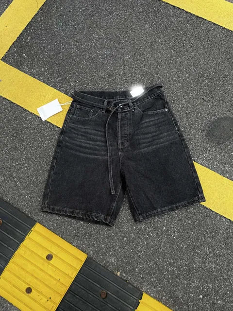 Acne Studios Denim Shorts Black Wash
