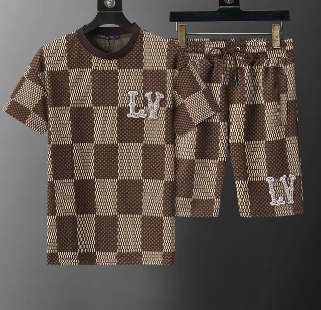Louis Vuitton Checkered Logo Set LV Monogram Check