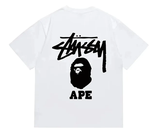 Stüssy T-Shirt Stussy x Bape Graphic