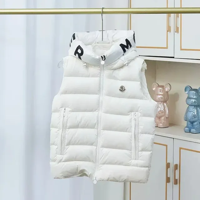 Moncler Puffer Vest Logo Hood