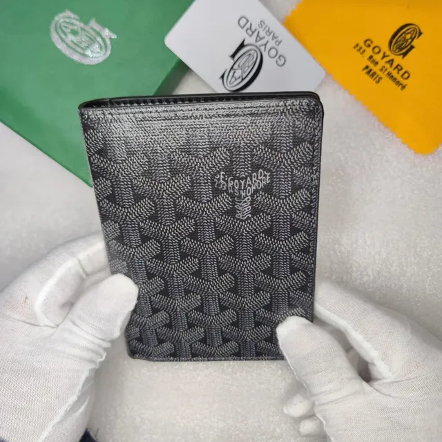 Goyard Bifold Wallet Chevron Print