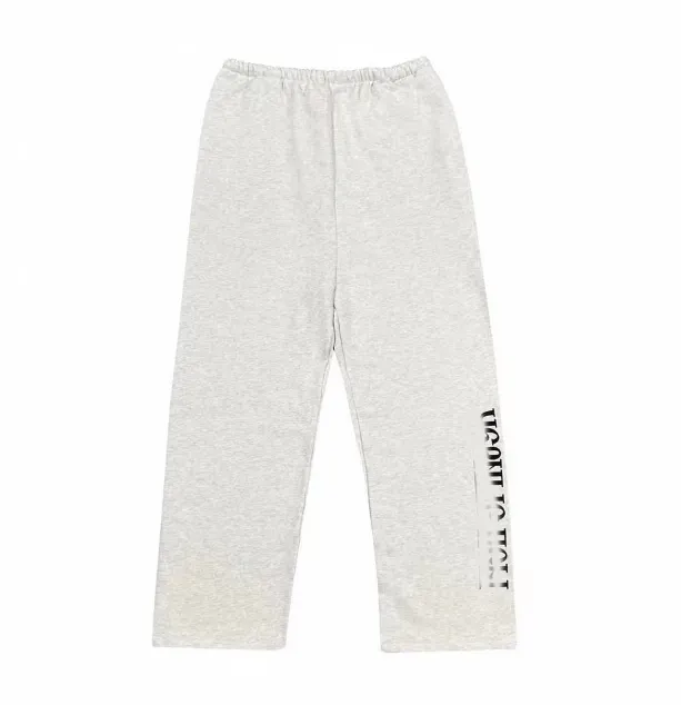 Floral gray sweatpants