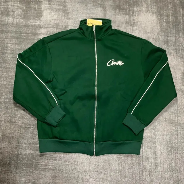 Corteiz Track Jacket White Script Logo