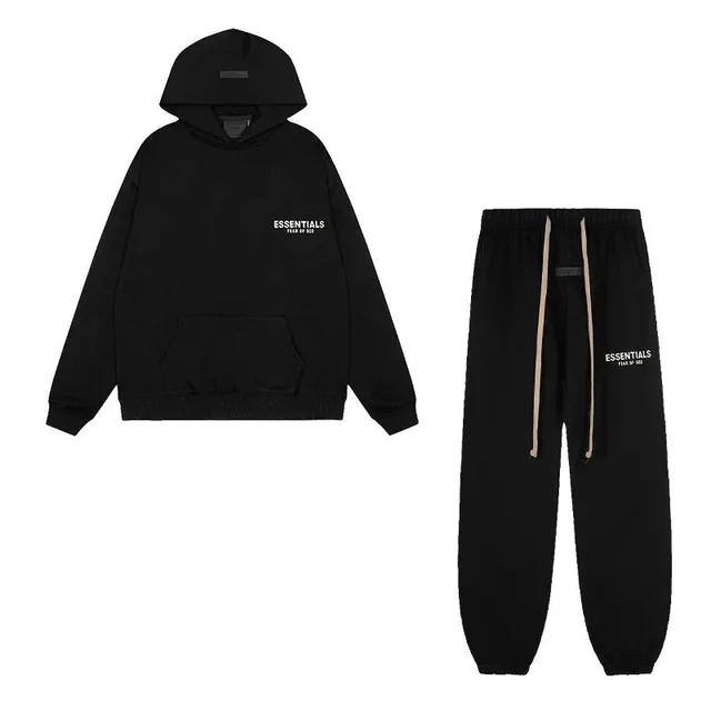 Fear of God Essentials Hoodie and Joggers Set Essentials Logo