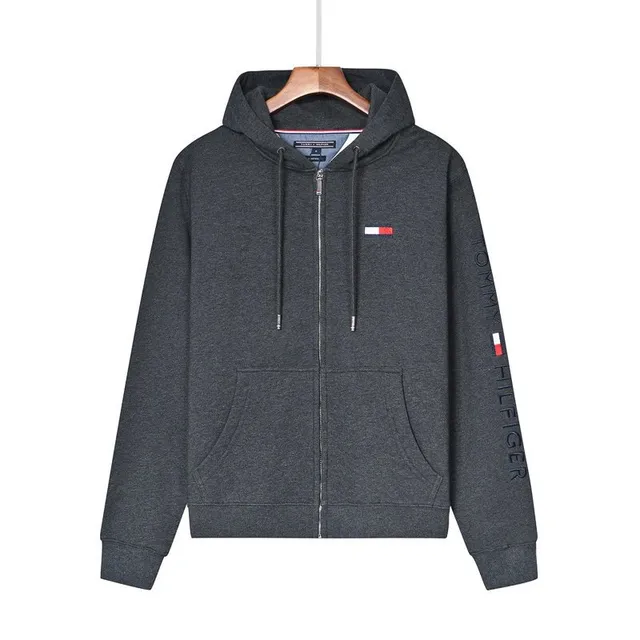 Tommy Hilfiger Zip-Up Hoodie Flag Logo