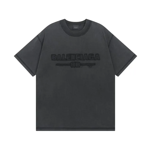 Balenciaga Logo T-Shirt Embroidered BB