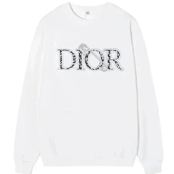 Dior Crewneck Sweatshirt Oblique Logo Embroidery