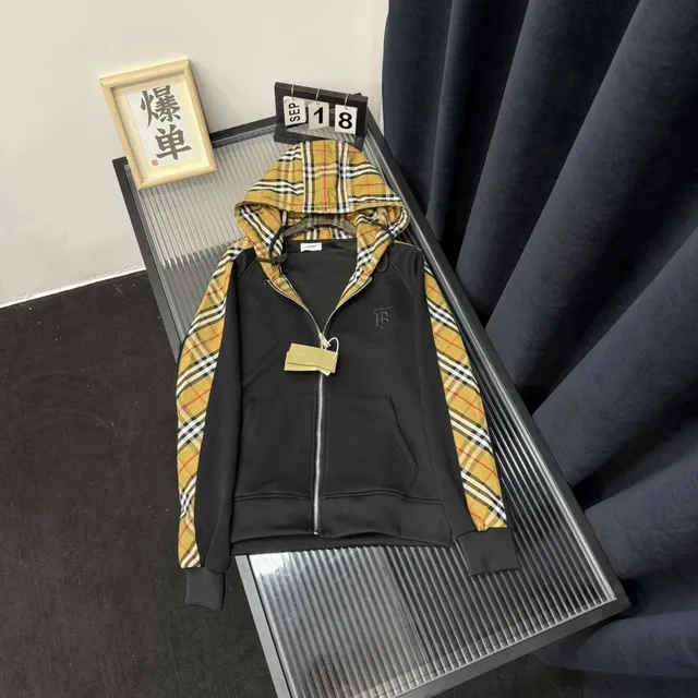 Burberry Zip-Up Hoodie