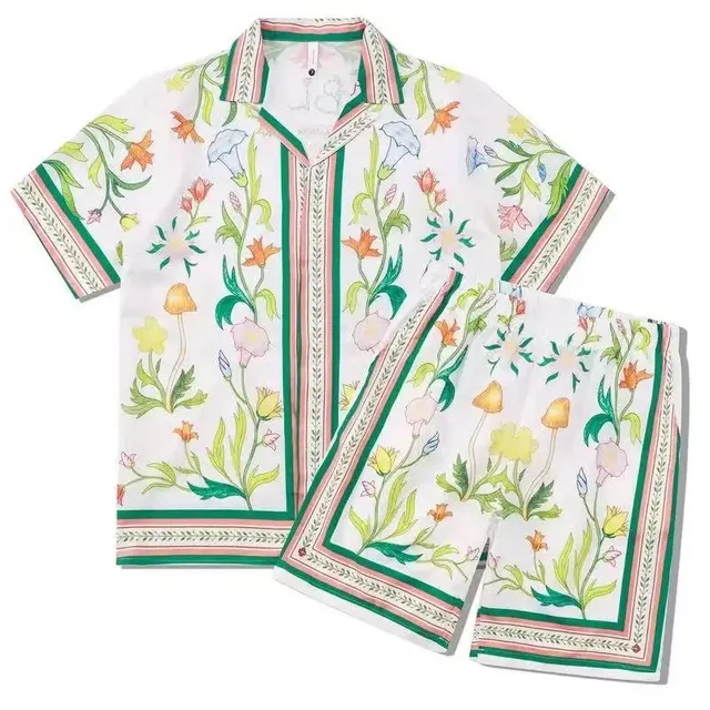 Floral Print Short Set Botanical Garden