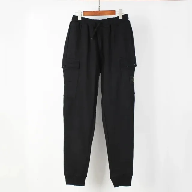 Stone Island Cargo Joggers Black