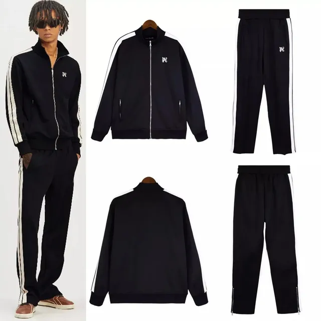 Palm Angels Track Suit White Stripe
