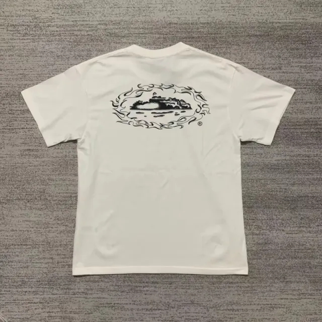 Corteiz Graphic Tee Flame Island Print