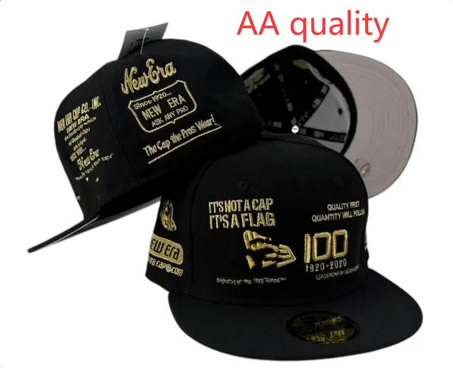New Era 59FIFTY Cap 100th Anniversary Black/Gold