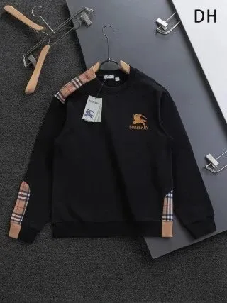 Burberry Crewneck Sweatshirt Check Cuff