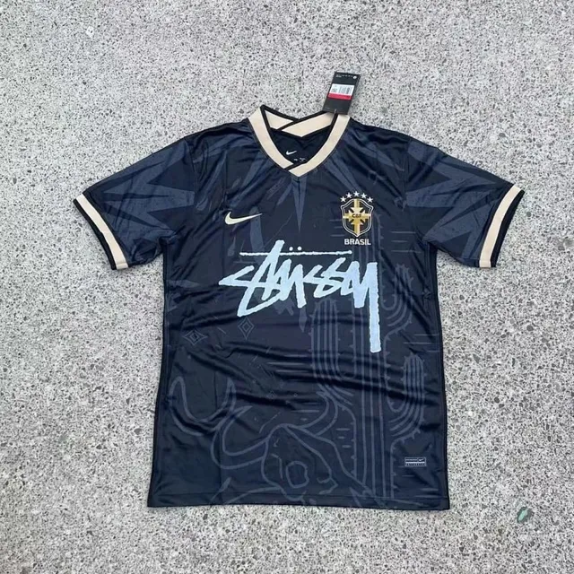Brazil National Team Jersey Stüssy x Nike Collaboration