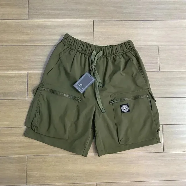 Stone Island Cargo Shorts Olive Green