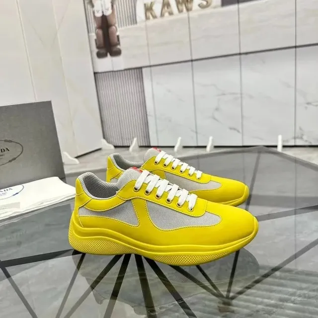 Prada Linea Rossa Sneaker Yellow and Grey