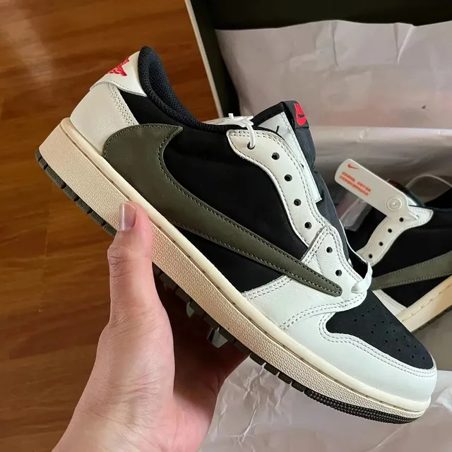 PK4.0 TS AJ1黑绿橄榄倒钩