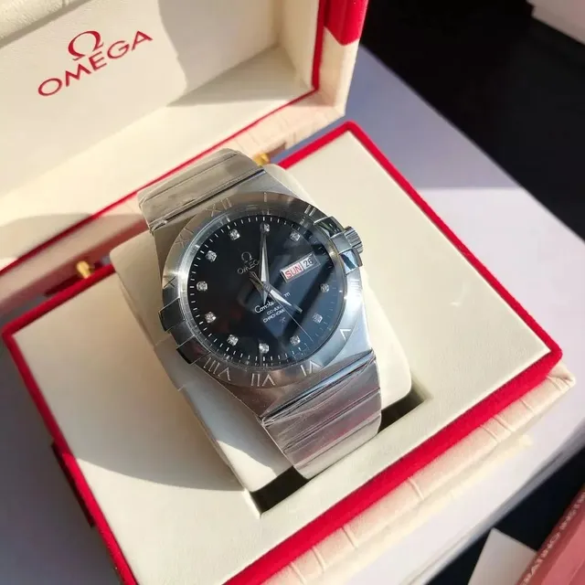 Omega Constellation Chronometer Diamond Hour Markers