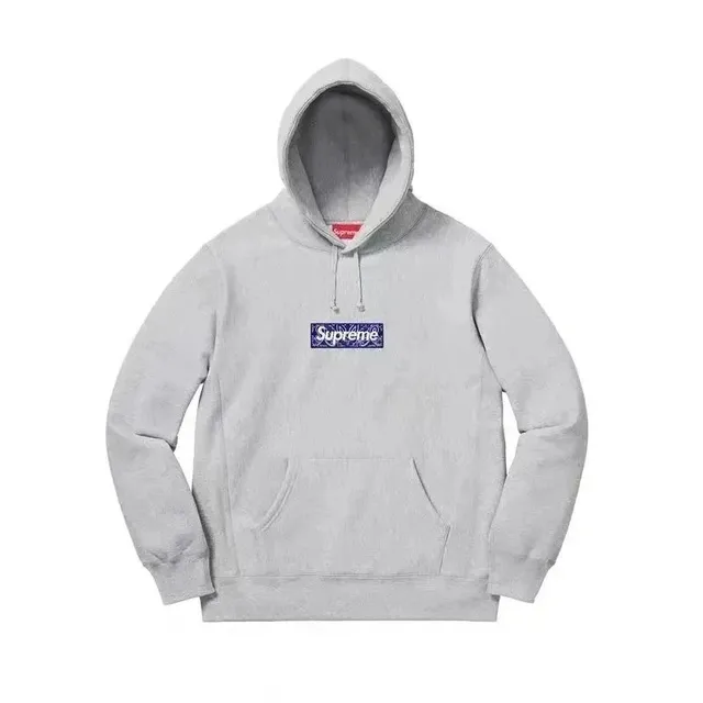Supreme Box Logo Hooded Sweatshirt Baroque Print