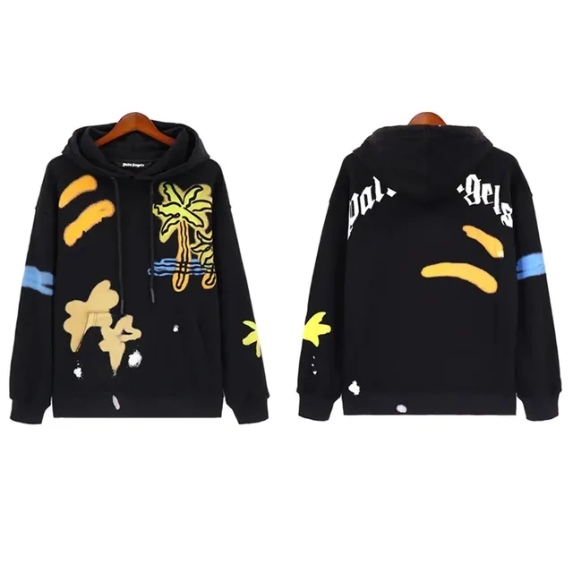 Palm Angels Hoodie Palm Tree Graphic