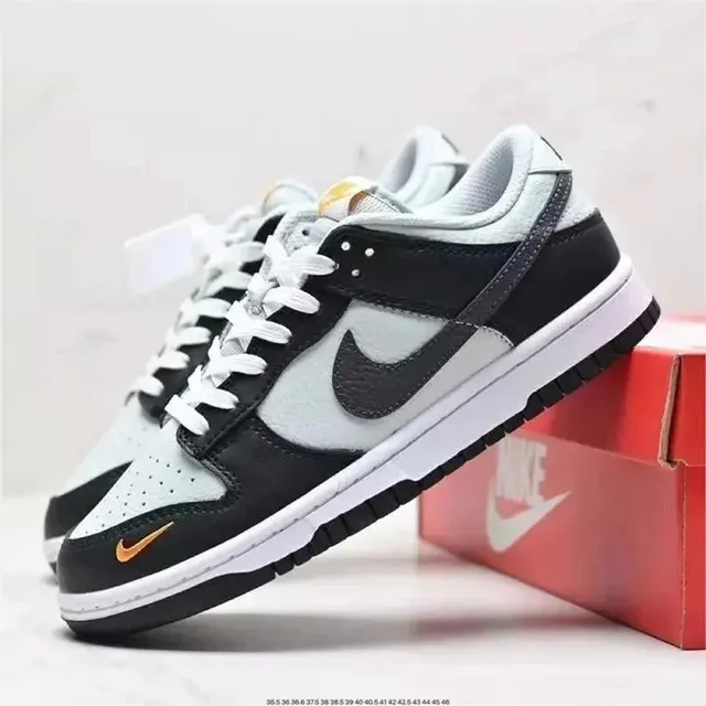 Nike Dunk Low Black White Grey