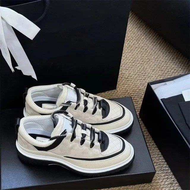 Chanel Sneaker Two-Tone Suede