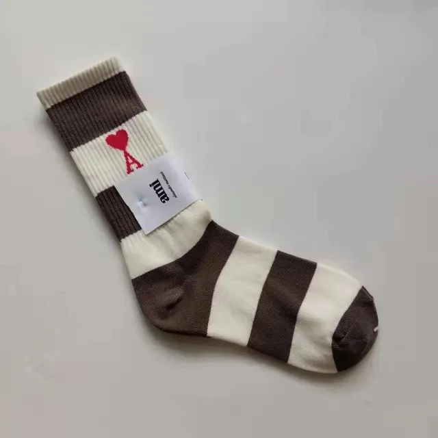 Amiri Crew Sock Heart Ace Logo
